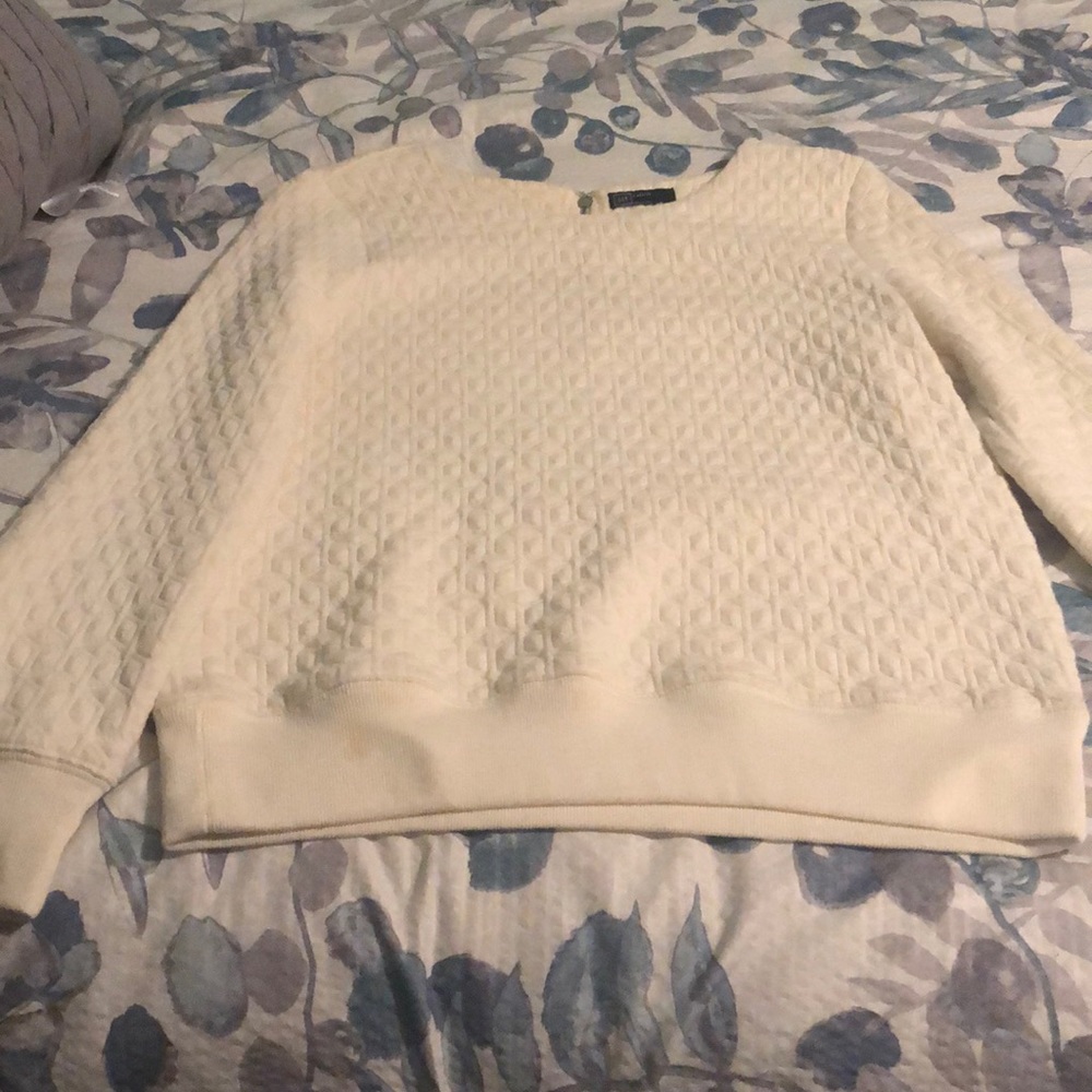 Quilted sweatshirt